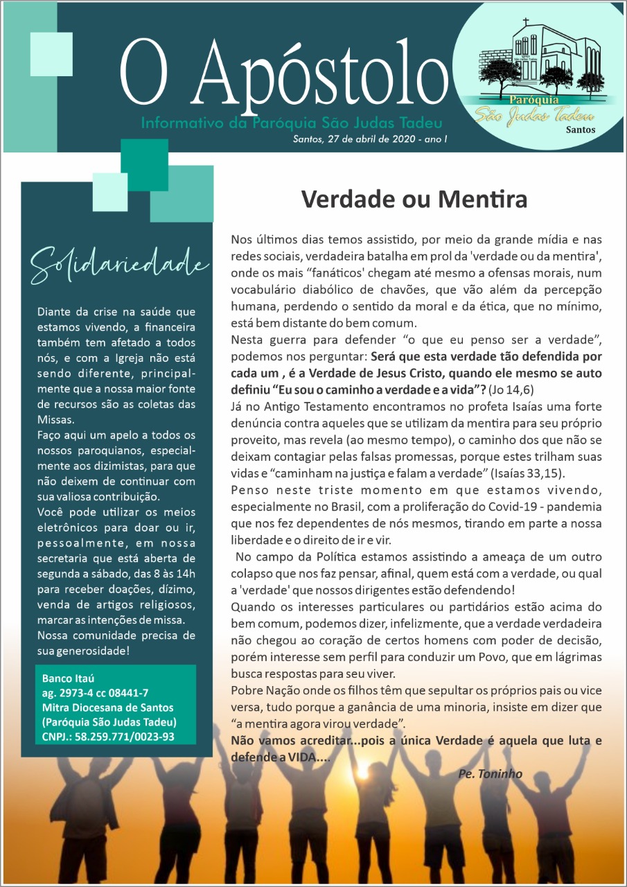 INFORMATIVO 06 MAIO 2020