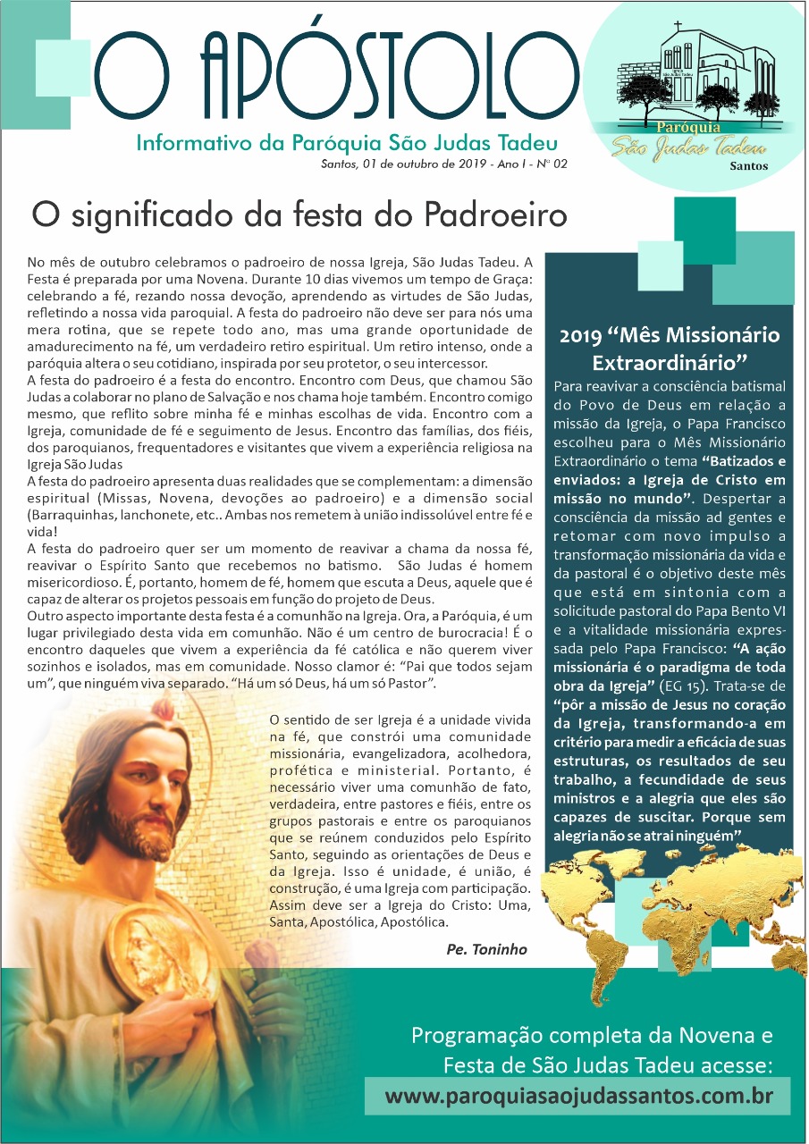 INFORMATIVO MENSAL OUTUBRO 2019